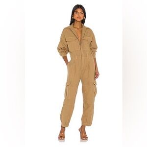 🌸CITIZENS OF HUMANITY TAN UTILITY OVERALL JUMPSUIT SIZE SMALL🌸